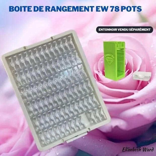 Boite Rangement EW-78 Pots Speciale-Diamond Painting - Art Thérapie - Broderie à Diamant