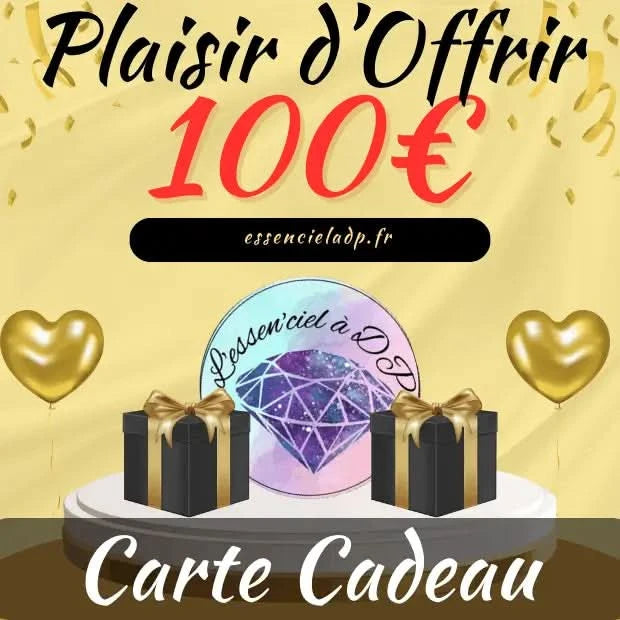 Carte Cadeau de 100€ de L'Essenciel à DP - Diamond Painting - Art Thérapie - Broderie à Diamant
