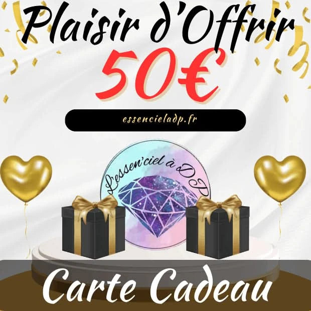 Carte Cadeau de 50€ de L'Essenciel à DP - Diamond Painting - Art Thérapie - Broderie à Diamant