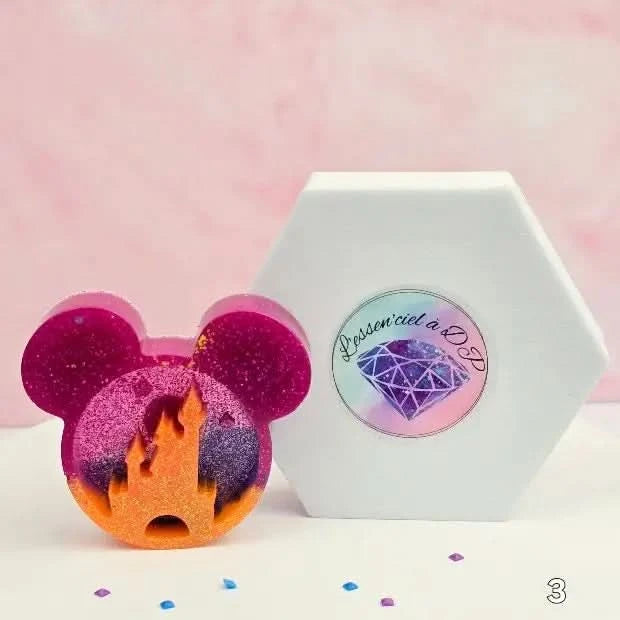 Cover Minder Chateau Mickey 3 - Art Thérapie - Diamond Painting - Broderie à Diamant