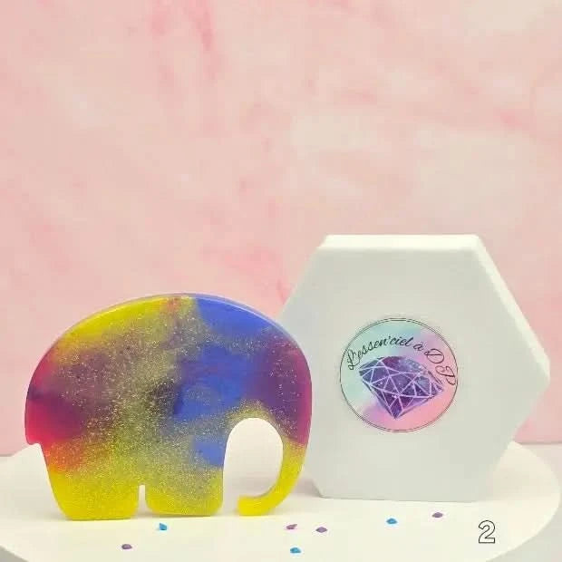 Cover Minder Elephant 2 - Art Therapie - Diamond Painting - Broderie a Diamant