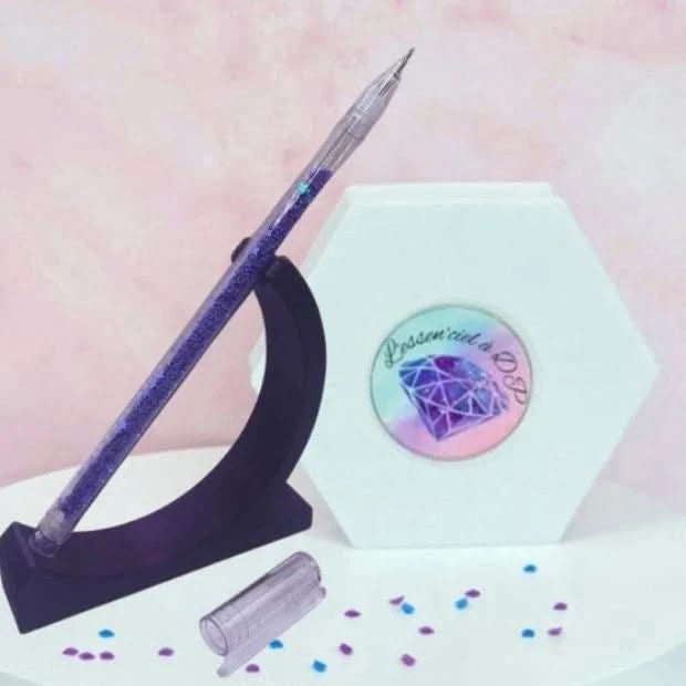 Cutter de Précision Bille Étoilé Violet - Art Thérapie - Diamond Painting - Broderie à Diamant