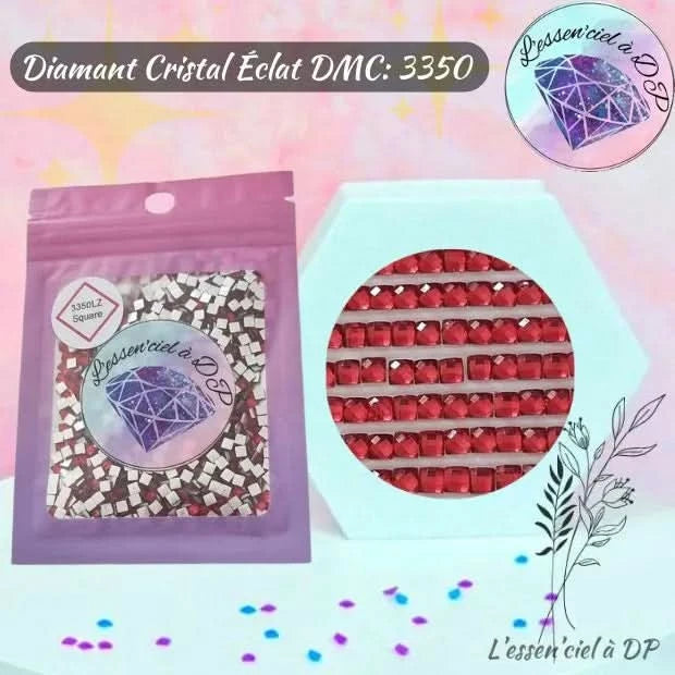 Diamant Cristal Eclat DMC 3350 - Diamond Painting - Broderie à Diamant - Art Thérapie