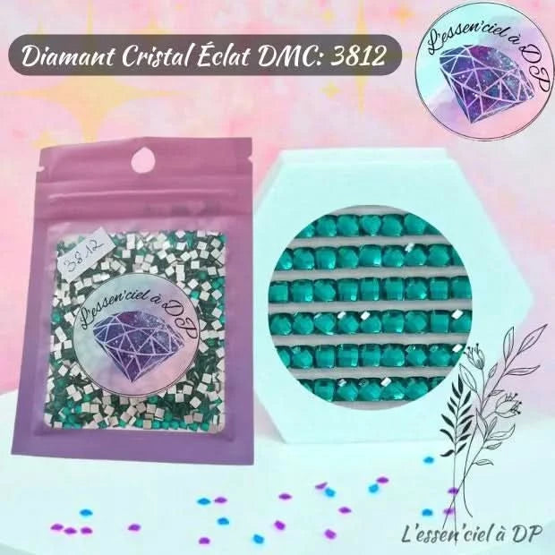 Diamant Cristal Eclat DMC 3812 - Diamond Painting - Broderie à Diamant - Art Thérapie
