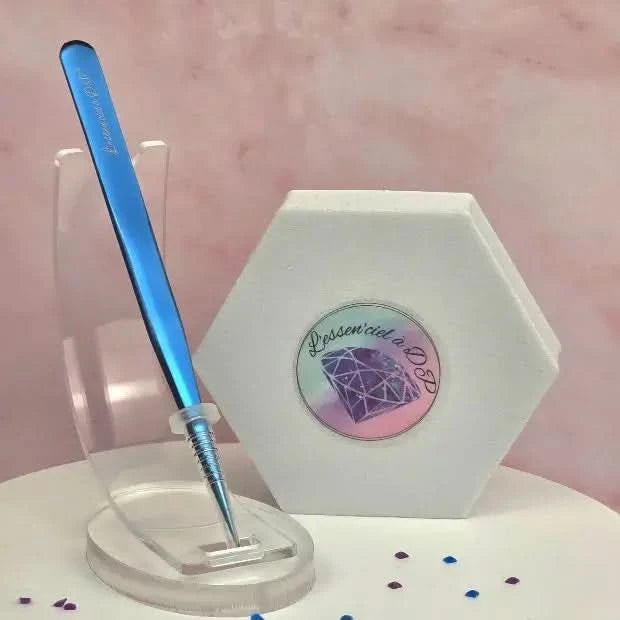 Pince Bleue l'Essen'ciel à DP - Art Thérapie - Diamond Painting - Broderie à Diamant - Qualité Supérieur