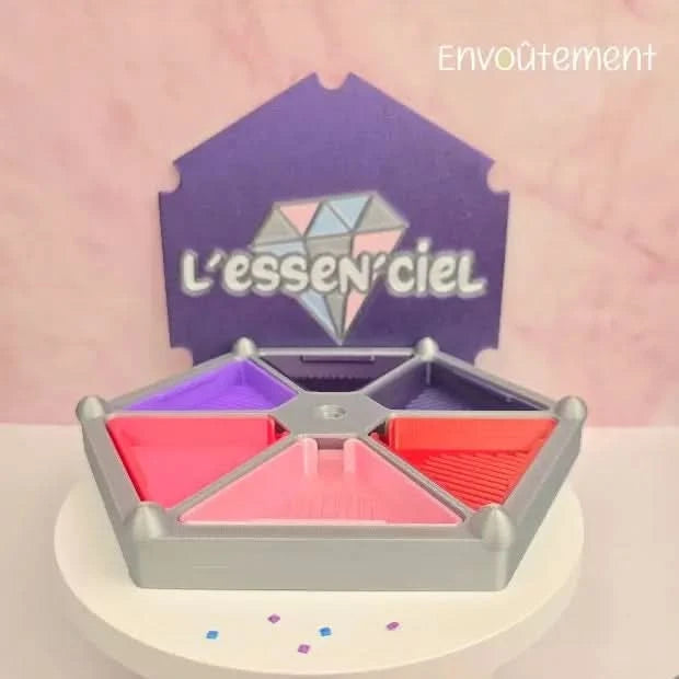 Plateau Tournant 3D Envoûtement - Diamond Painting - Art Thérapie - Broderie à Diamant