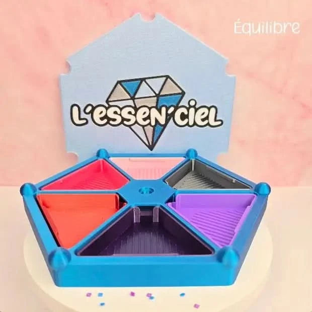 Plateau Tournant 3D Équilibre - Diamond Painting - Art Thérapie - Broderie à Diamant