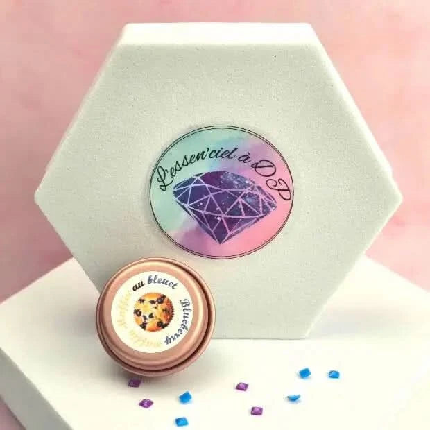 Putty Muffin aux Bleuets - Broderie à Diamant - Art Thérapie - Diamond Painting