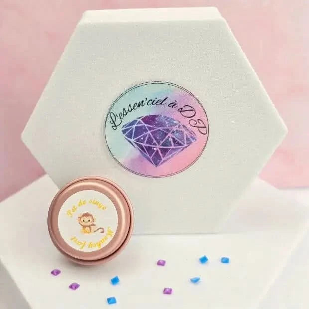 Putty pet de singe - Broderie à Diamant - Art Thérapie - Diamond Painting