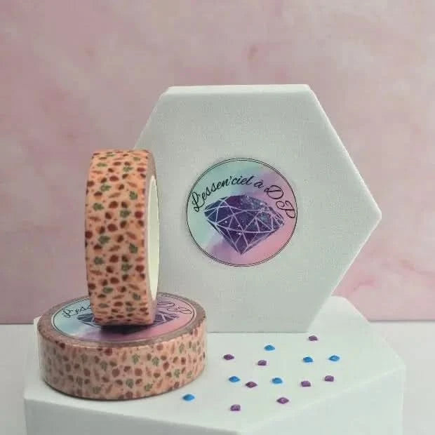 Washi Tape Automne - Dimension: 5 mètres x 15 mm de largeur - Art Thérapie - Broderie à Diamant - Diamond Painting