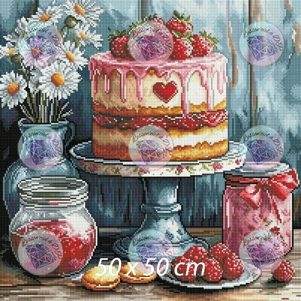 Diamond Painting Délices au framboise