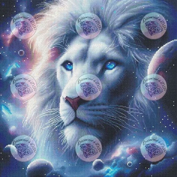 Art Thérapie - Toile Diamond Painting Roi Galactique - Broderie Diamant - Dimension de la toile: 60 x 60 cm