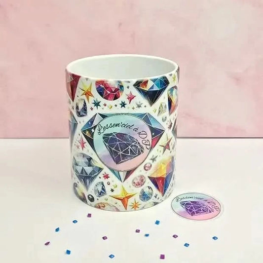Mug Diamant - Tasse Bonne Qualité - Art Thérapie - Diamond Painting - Broderie à Diamant