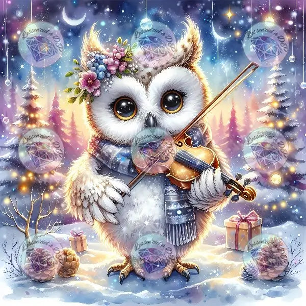 Art Thérapie - Toile Diamond Painting  Chanson de Noel - Broderie Diamant - Dimension de la toile: 60 x 60 cm