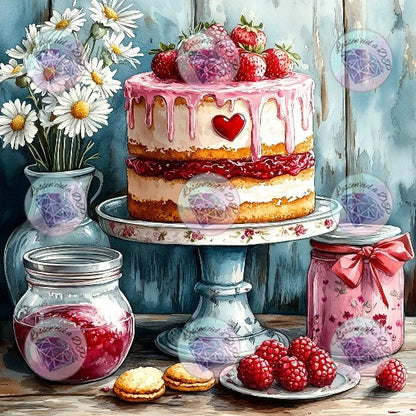Diamond Painting Délices au framboise