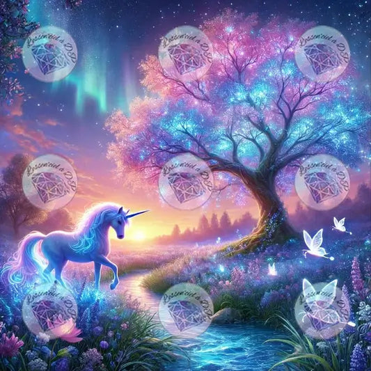 Art Thérapie - Toile Diamond Painting Doux rêve - Broderie Diamant - Dimension de la toile: 80 x 80 cm