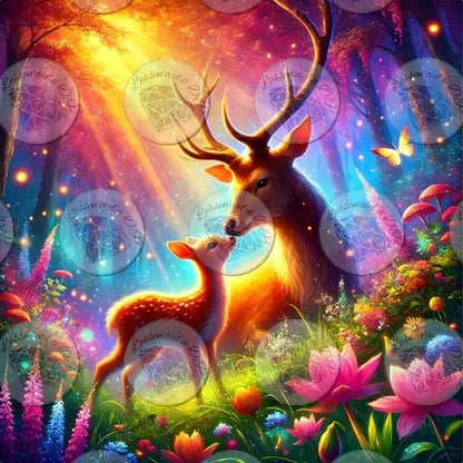 Art Thérapie - Toile Diamond Painting Héritage Royal - Broderie à Diamant - Dimension de la toile: 60x60cm