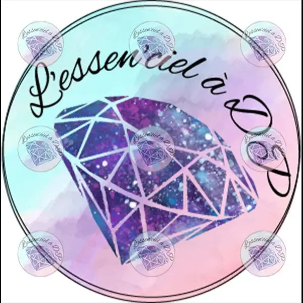 Art Thérapie - Toile Diamond Painting L'essen'ciel à DP - Broderie Diamant - Dimension de la toile: 60 x 60 cm