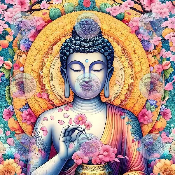 Art Thérapie - Toile Diamond Painting Plénitude - Broderie Diamant - Dimension: 60 x 75 cm